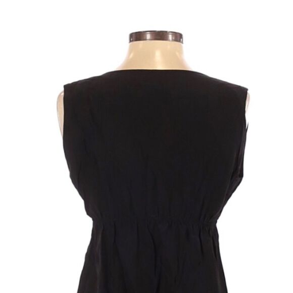 Revolve Amanda Uprichard‎ 100% Silk Tunic Top, Size Small Black Classic Wardrobe - Picture 2 of 2